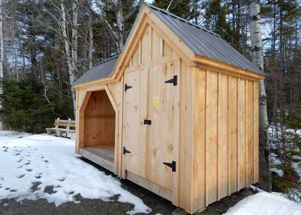 1 cord wood shed plans