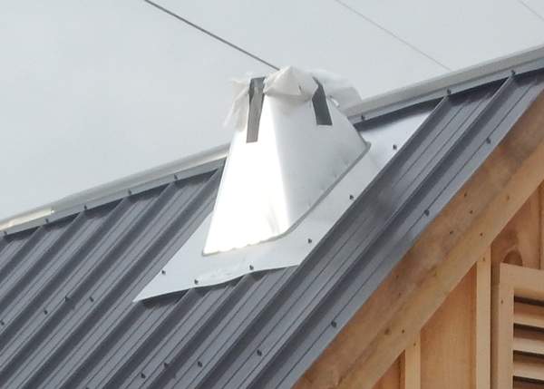 6-Inch Wood Stove Roof Flashing
