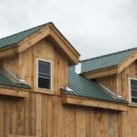 Two Dog House Dormers installed on a Vermont Cabin
