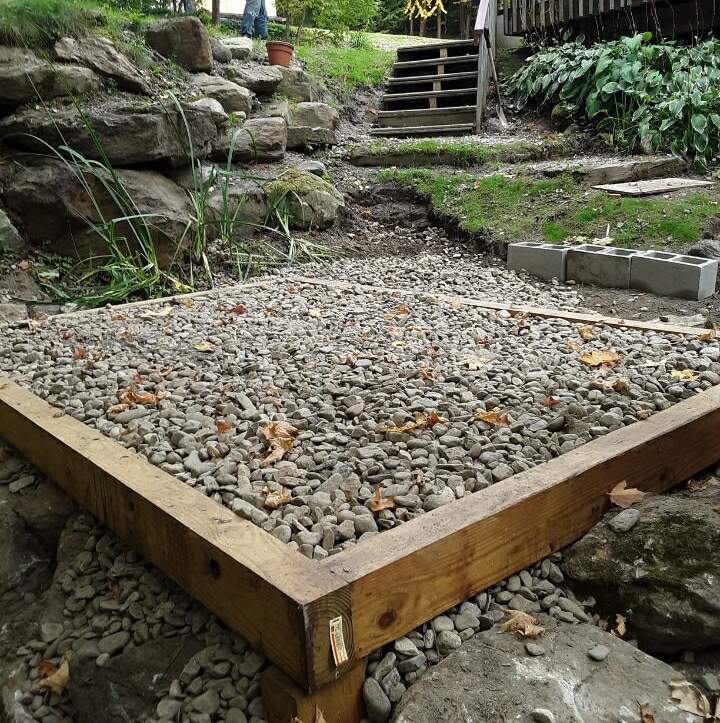 Gravel Pad Site Preparation