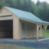 280 square foot garage with an overhang