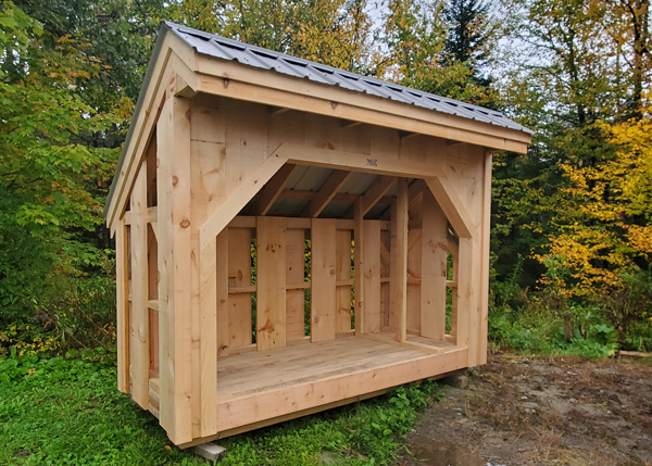 4x10 Woodbin for storing 1 plus cords of firewood.