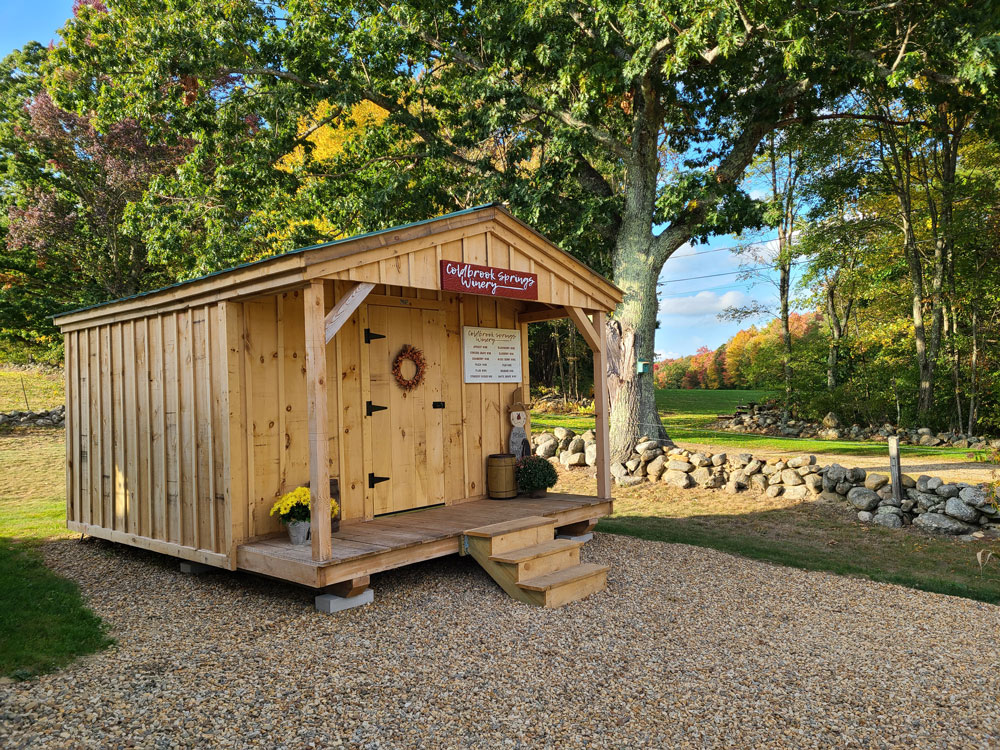 This home office is being used at a winery