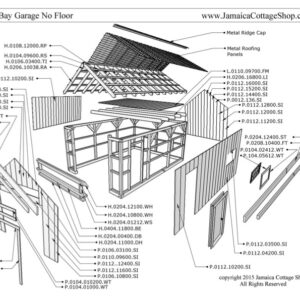 One Bay Garage Kit | Single Car Garage Kit