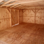 420 square foot barn with a floor system
