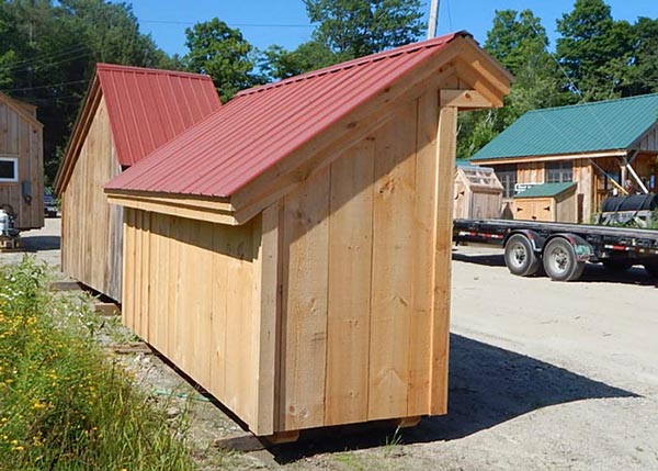 This 48 square foot storage shed is a great space saving solution for small backyards.
