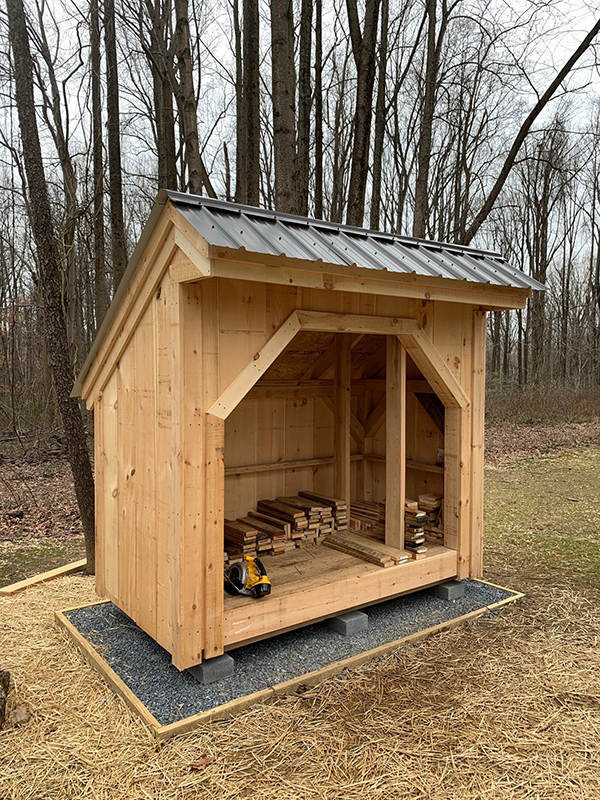 firewood shed kit