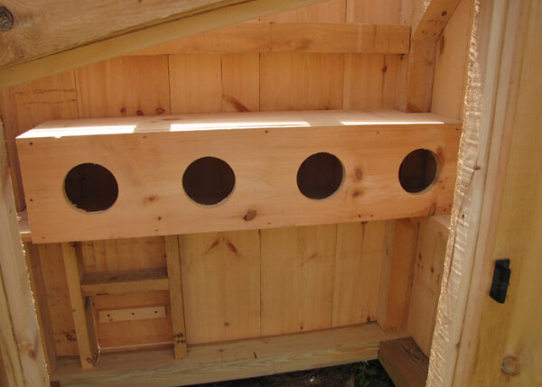 Upsize your coop with an order of nesting boxes.