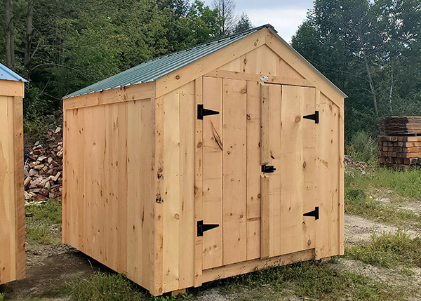 The Vermonter storage shed is a simple design that is easy to build for any skill level.
