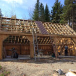 Learn how to build a 24x36 three bay garage or barn with our Equipment Shed kit or diy plans.