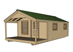 The Cabin Del Sol comes with pre-installed plumbing and electricity to jumpstart your tiny living adventure.