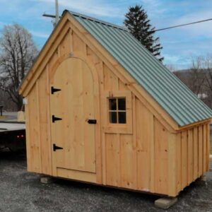 6x10 Inventory Hardware Shed with offset Window