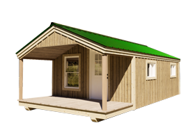 The Cabin Del Sol comes with pre-installed plumbing and electricity to jumpstart your tiny living adventure.