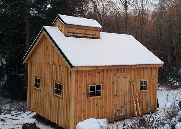 When moving the venting cupola to a different part of your sugar shack roof it is a good idea to work with an experienced contractor to make this type of modification.