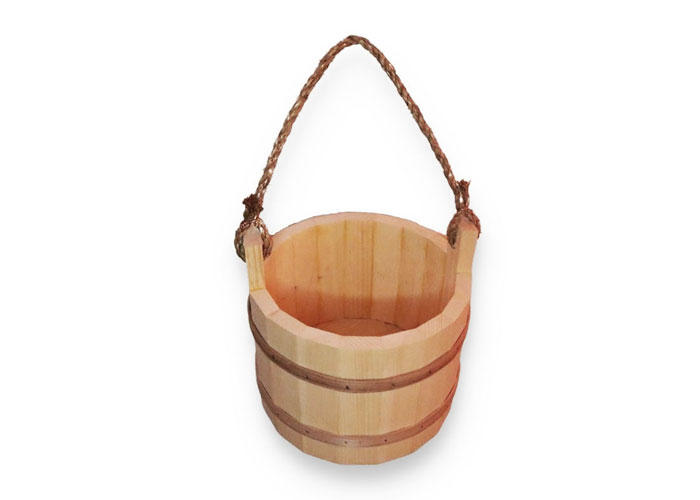Handmade Wishing Well Wooden Bucket