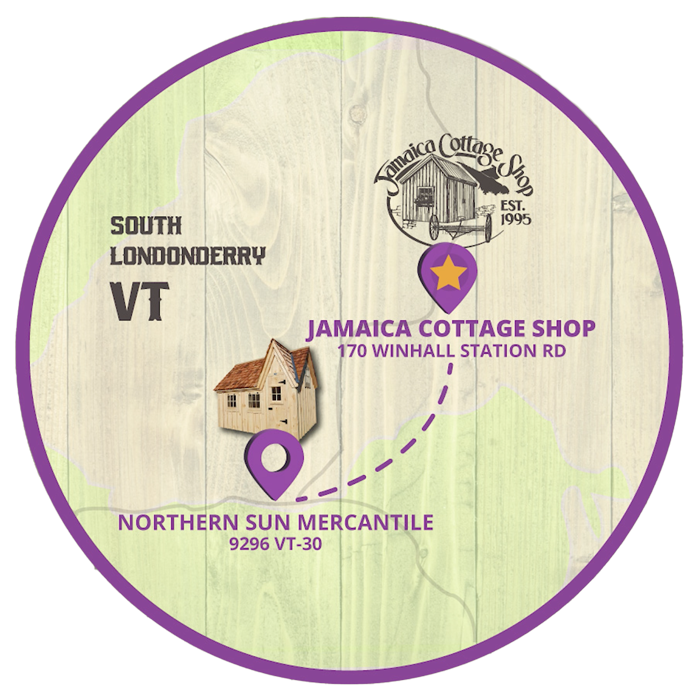 See made in Vermont carpentry at Jamaica Cottage Shop and Northern Sun Mercantile