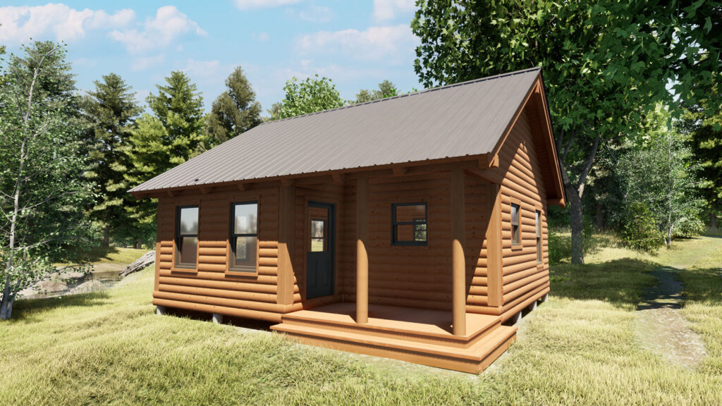 Otter_Creek_Log_Cabin_Render