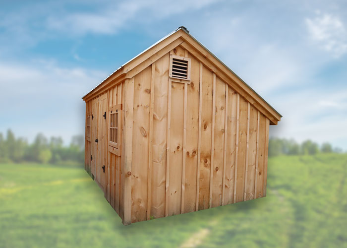 10X14 Saltbox | Fully Assembled 23-INV6821-1