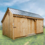 10x16 Three Sled Shed Inventory 23-INV6681-1