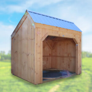Run-In basic horse and goat shelter sold fully assembled.