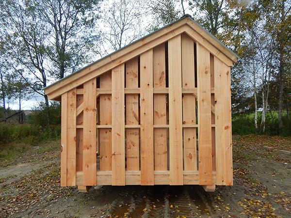 Woodbin 10x20 • Fully Assembled Firewood Storage