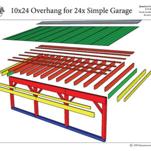 Box Beam Overhang Plans - 6x6 Beams • Jamaica Cottage Shop