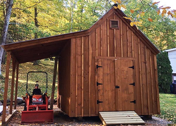 Hobby House 12x16 with 6' Overhang 3-Season Pre-Cut Kit • Jamaica