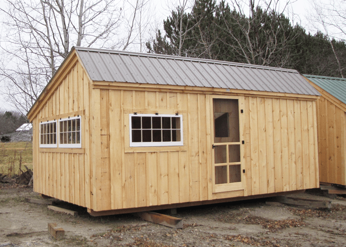 Saltbox 12x16 4-Season Fully Assembled • Jamaica Cottage Shop