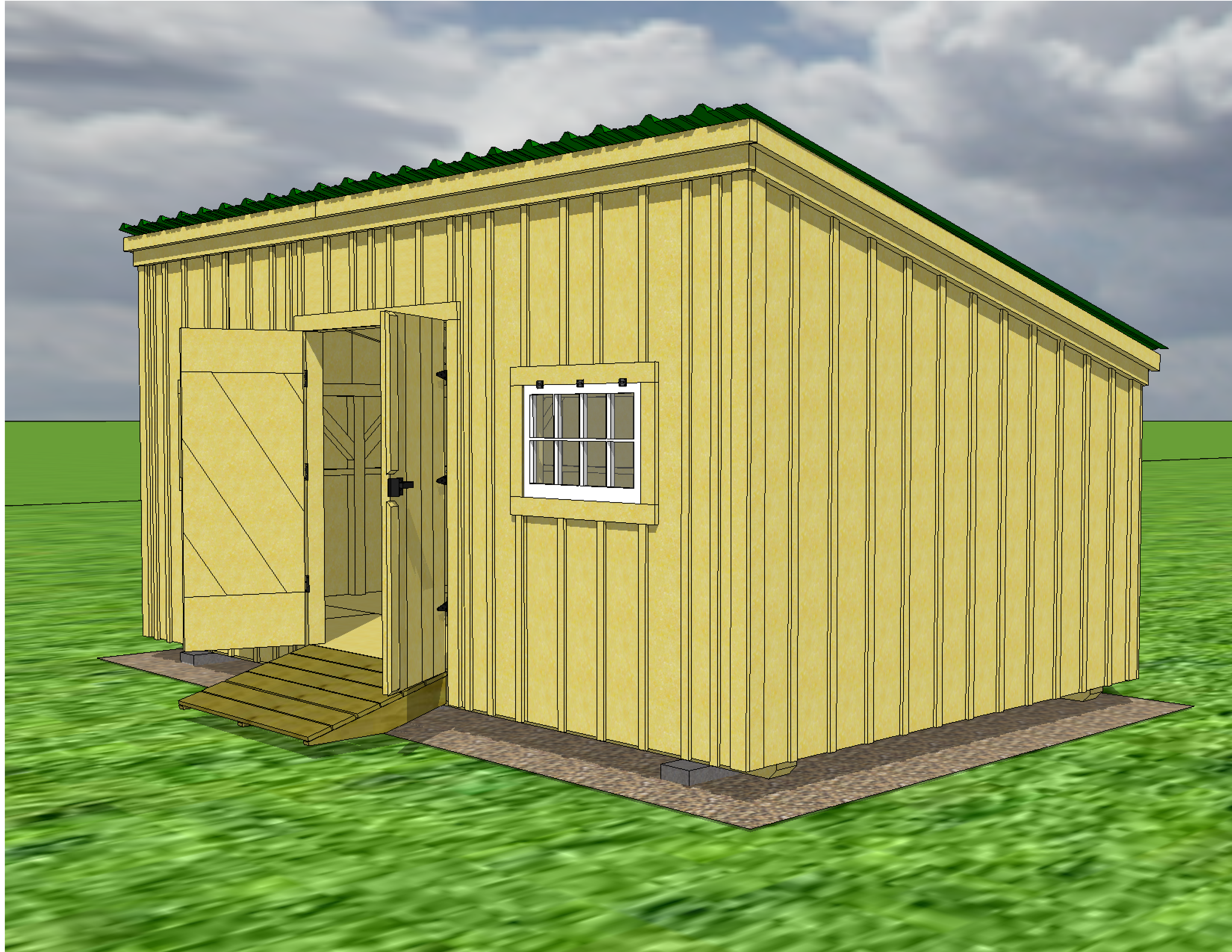 Prefab Shed Roof | Storage Shed Roof Kit