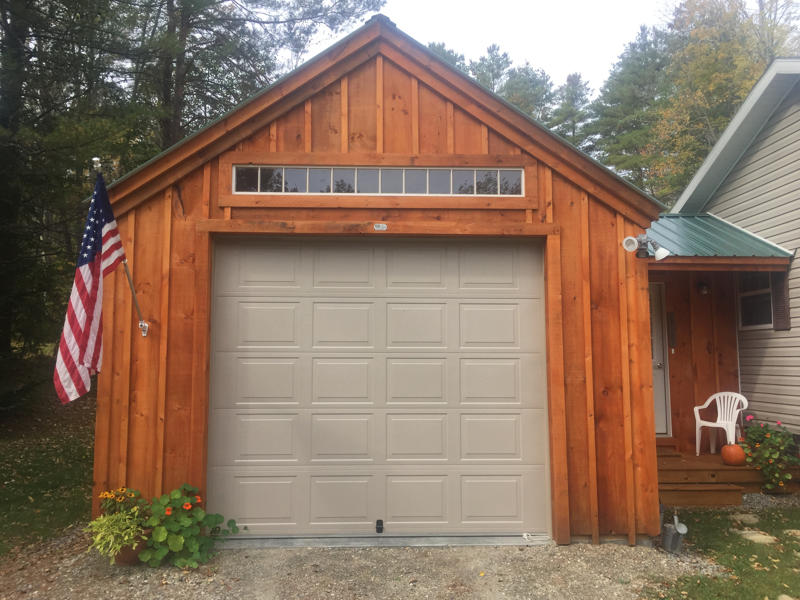 One Bay Garage 14x30 3-Season Pre-Cut Kit • Jamaica Cottage Shop