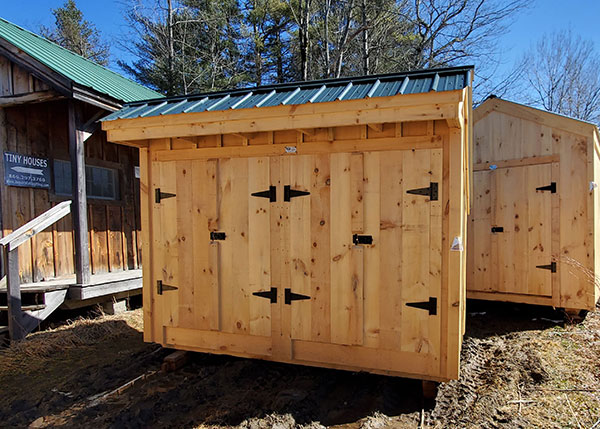 CA12 OSADA オサダ Garbage Shed 4x12 Fully Assembled • Jamaica Cottage Shop