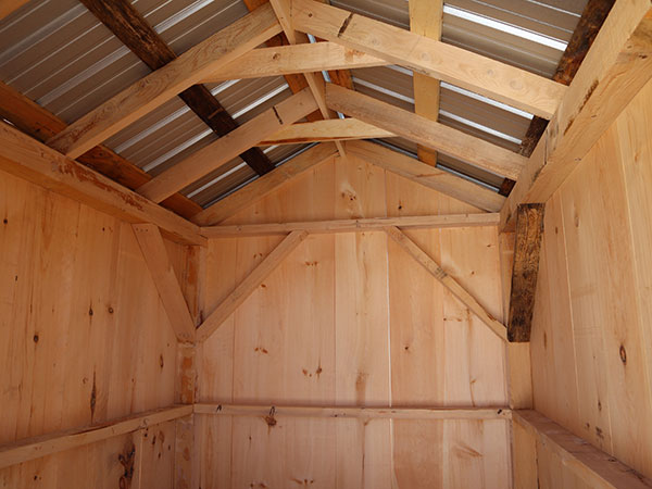 Economy Grade Nantucket 6x8 Fully Assembled | Wood Shed