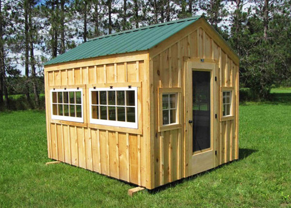 Greenhouse 8x10 Fully Assembled • Jamaica Cottage Shop