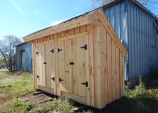 Garbage Shed 4x12 Fully Assembled • Jamaica Cottage Shop