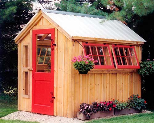 Greenhouse 6x8 Fully Assembled • Jamaica Cottage Shop