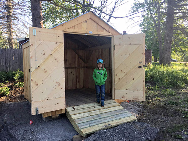 Vermonter 8x10 Fully Assembled • Jamaica Cottage Shop
