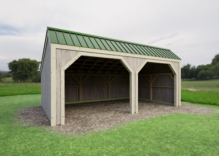 Run-in Basic 14x20 Fully Assembled • Jamaica Cottage Shop