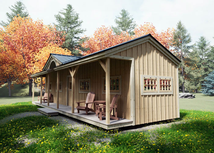 Gibraltar 14x40 3Season PreCut Kit • Jamaica Cottage Shop