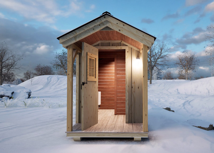 Sauna 6x12 4-Season Fully Assembled • Jamaica Cottage Shop