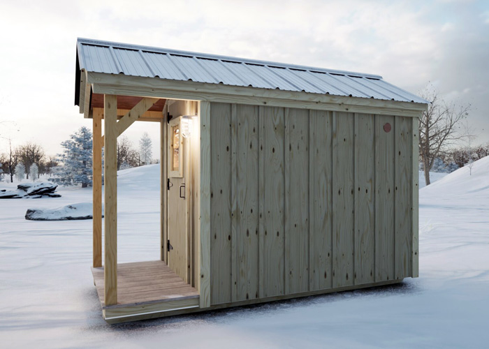 Sauna 6x12 4-Season Fully Assembled • Jamaica Cottage Shop