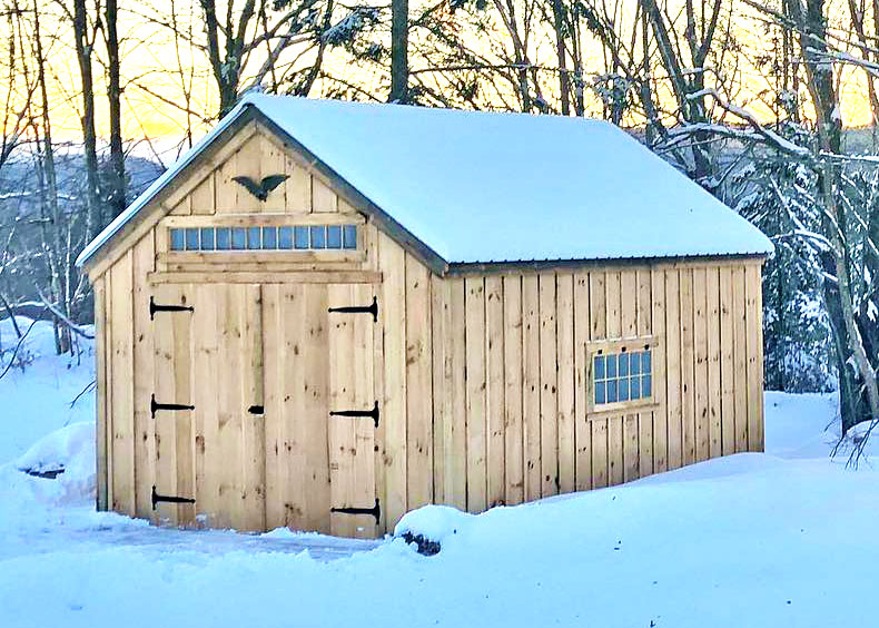 HAVeFUN GARAGE PRODUCTS 「one over f.un」 One Bay Garage 14x30 3-Season Pre-Cut Kit • Jamaica Cottage Shop
