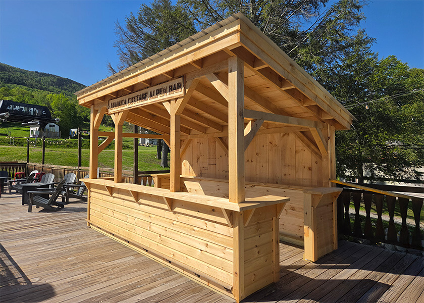 Backyard Bar 8x14 Pre-Cut Kit • Jamaica Cottage Shop